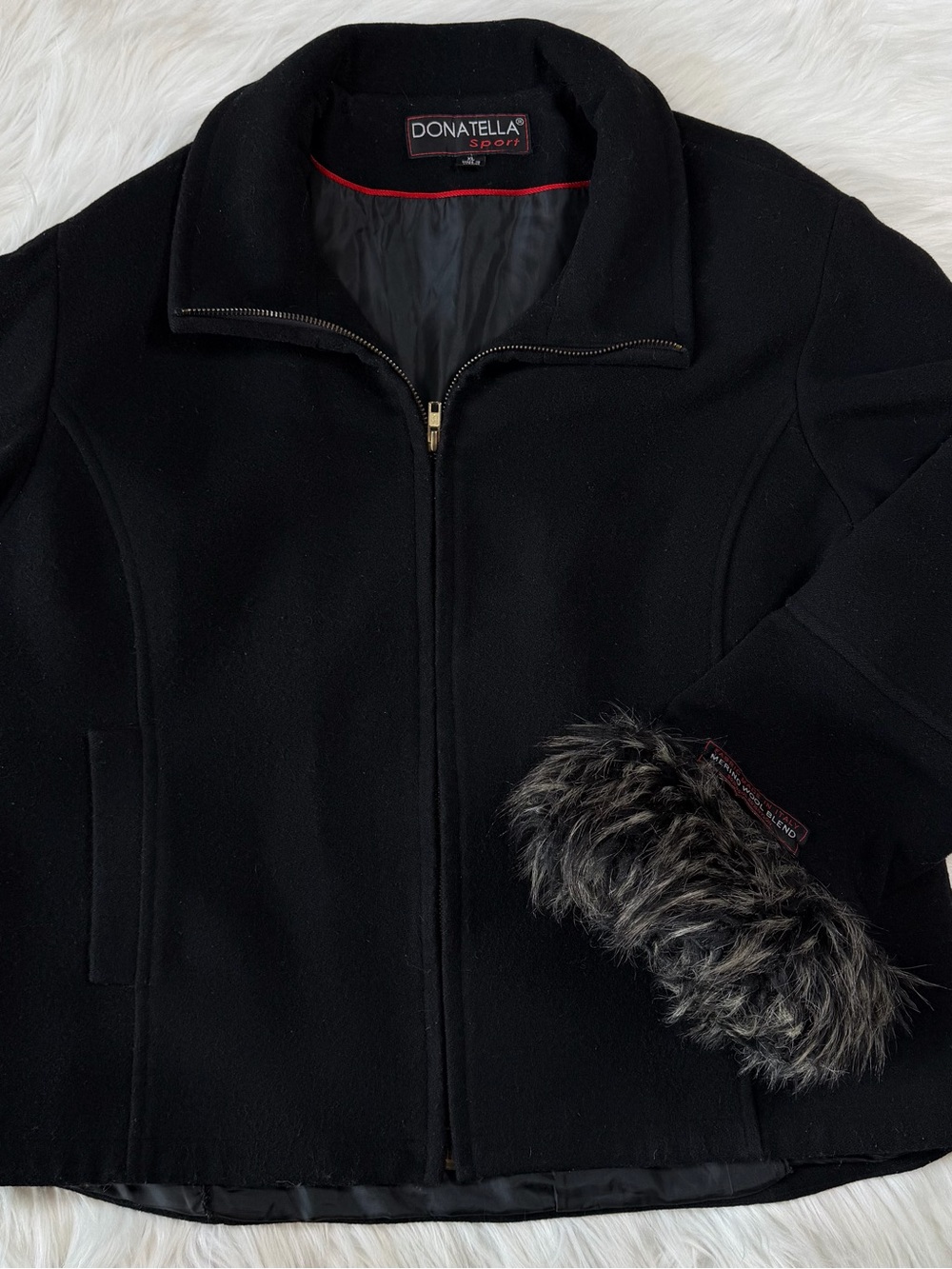 Donatella Sport‎ Merino Wool Blend Jacket